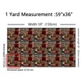thumbnail image 3 of Homewish Wild Bear Deer Fabric by the Yard 1 Yard,Boho Bohemain Geometric Home Decor Fabric by the Yard,Beige Red Black Sewing Fabric For Boy Kids,Super Cozy Room Decor, 3 of 6