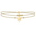 thumbnail image 1 of Tobillera HUOGUO Golden Beach de tamaño ajustable para mujer, 1 of 1