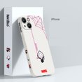thumbnail image 4 of Marvel Spiderman For Apple iPhone 15 14 13 12 mini 11 Pro 8 7 6S 6 Plus XR XS X Max Liquid Left Rope Soft Phone Case DMH, 4 of 7