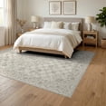 thumbnail image 3 of ODIKA Vintage Lattice Faded Farmhouse Bathroom Ivory Flowing Foldable Easy Care for Queen Size Bedroom, Under Bed, Master, 3 of 7