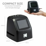KODAK Mini Digital Film & Slide Scanner – Converts 35mm, 126, 110, Super 8 & 8mm Film Negatives & Slides to 22 Megapixel JPEG Images – Includes - 2.4 LCD Screen – Easy Load Film Adapters