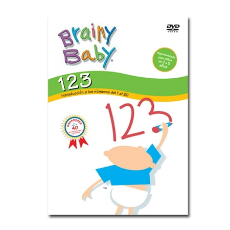 Brainy Baby Preschool Learning DVD, 123s - Introducing Numbers 1 to 20, 123s - IntroduccioÌn a los nuÌmeros del 1 al 20, Classic Spanish