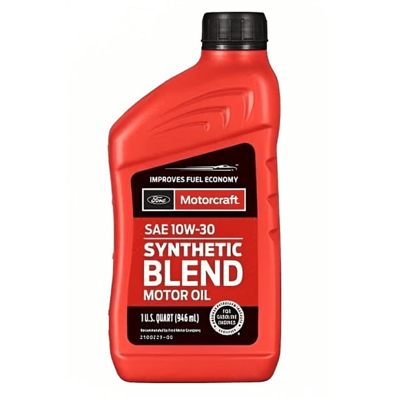 1 qt. Engine Motor Oil OEM FORD MOTORCRAFT SAE 10W-30 Synthetic Blend MPN #XO10W30QSP