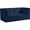 Navy, variant on Bowery Hill Contemporary Biscuit Tufted Soft Navy Velvet Modular Sofa