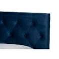 thumbnail image 7 of Baxton Studio Caronia Modern Upholstered Storage Platform Bed, Queen, Navy Blue, 7 of 7