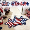 thumbnail image 1 of Flag Felp de baño felpudo Felpuda de entrada Felpudo de mesa de centro Alfombra decorativa del Día de la Independencia Alfombra de poliéster multicolor para interior y exterior, 1 of 6