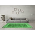 thumbnail image 3 of Ahgly Company Indoor Rectangle Oriental Emerald Green Traditional Area Rugs, 5' x 7', 3 of 4