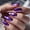 HC-001-24 pieces/box [jelly glue + rubbing strips], variant on 2026 Wearable Nails European and American Style False Nails 24 Pieces Iridescent Electroplated Finished Manicure Removable False Nail Patches for Women