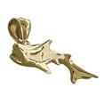 thumbnail image 4 of 14K Gold Small 3D Shark Charm, 4 of 5