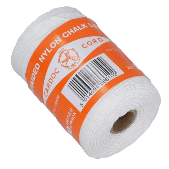 Cardoc B Braided Nylon Chalk Line for Brick Block Laying Building 100 Metres