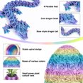 thumbnail image 4 of Dyues Dragon in Egg,3D Printed Dragon Egg,Dragon Eggs with Dragon Inside,Crystal Dragon Fidget Toys,Full Articulated Dragon Crystal Dragon in Egg (Multi-Color), 4 of 8