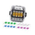 thumbnail image 1 of Bunblic Fused Distribution Block Car Audio UTV Car RV Stereo Amp Replaces with Fuses 2 In 4 Out, 1 of 8