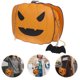 thumbnail image 2 of Bolso bandolera informal de Halloween, bolso bandolera de calabaza, bolso de hombro creativo, bolso mensajero para mujeres y niñas (marrón), 2 of 7