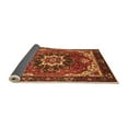 thumbnail image 2 of Ahgly Company Indoor Square Oriental Orange Industrial Area Rugs, 3' Square, 2 of 4
