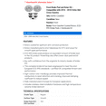 thumbnail image 2 of Front Brake Pad and Rotor Kit - Compatible with 2016 - 2018 Volvo S60 Cross Country 2017, 2 of 2