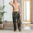 thumbnail image 2 of Balery Medieval Knight And Dragon Pantalones de pijama para hombre, pijama ultraligero, pantalón de descanso-3X-Large, 2 of 6