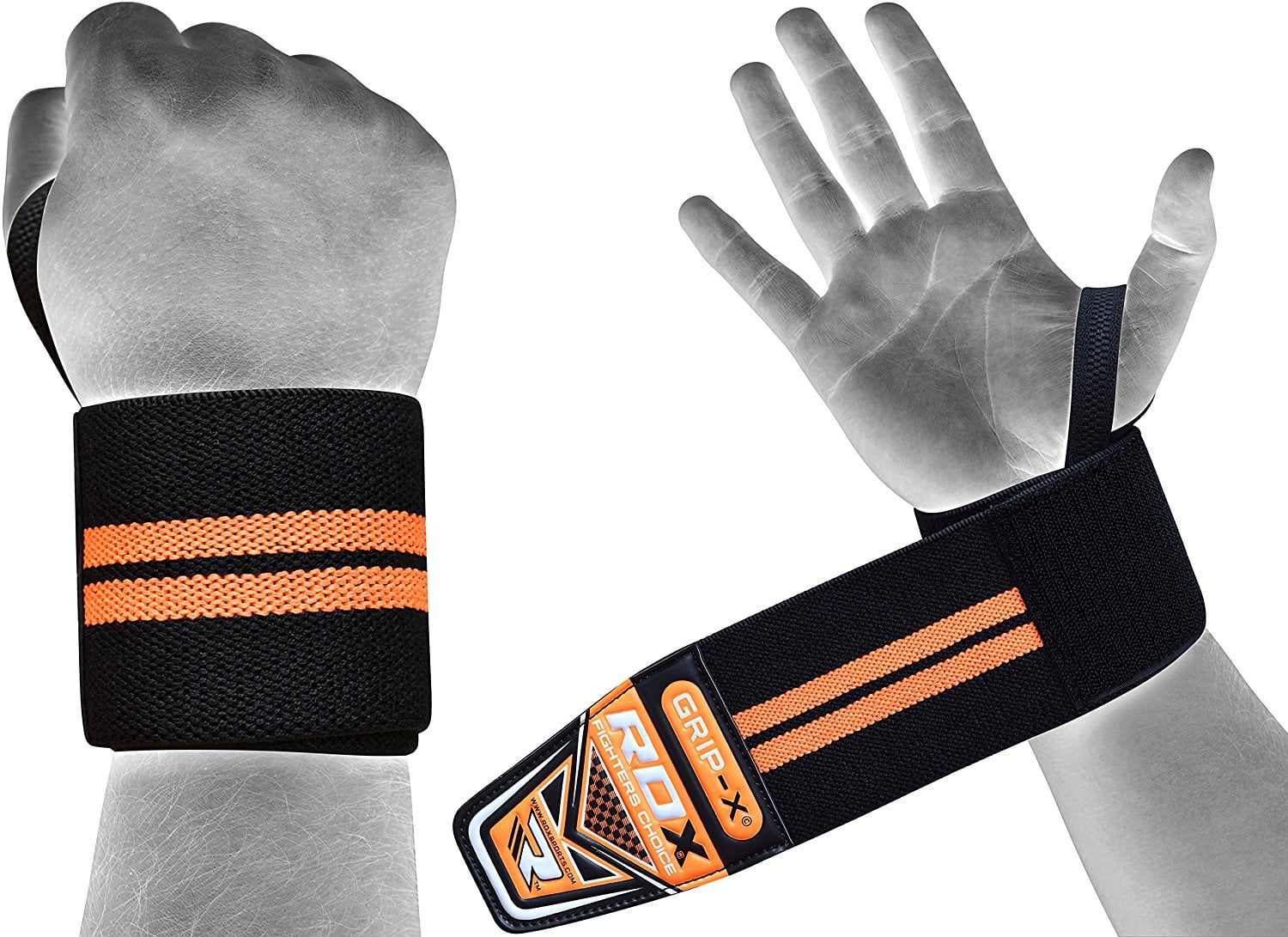 RDX Wrist Wraps W3 Gym Weight Lifting Thumb Loop Straps Training ...