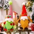 thumbnail image 4 of Advancent Muñeco sin rostro de Navidad, fiesta, puerta, estante, decoración de mesa, hogar, oficina, Bar, lindo adorno, cumpleaños, niños Kits de decoración para fiestas Verde Advancent HA069291-01, 4 of 6