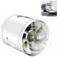 thumbnail image 1 of SHSLING 4/6/8/10 Inch Pipe Exhaust Fan,Low Noise Inline Duct Booster Exhaust Fan, Multifunctional Powerful Mute Extractor Ventilator, 1 of 5