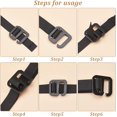 thumbnail image 4 of Hebillas de ganchos G de 24,5mm, hebillas ajustables de aleación de Zinc, hebilla de correa de equipaje para mochila negra, bolsos de 2,5 cm, cinturón, Collar para perro, 10 Uds., 4 of 5