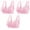 Pink, variant on Elainilye Fashion Womens Bras Non-Underwire 3pc Front Buckle Lift Bra Nursing Bra Vest Back Adjustment Yoga Running Bra,Black