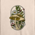 thumbnail image 3 of Instant Message - Mushrooms And Flowers - Women's Lightweight French Terry Long Sleeve Shirt, 3 of 6