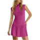 thumbnail image 1 of Sexy Vestidos Cortos de Verano para las Mujeres 2025 sin Mangas Cuello Simulado Tanque Bodycon Caída Cintura Corto Vestido de Sol, 1 of 9