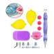 thumbnail image 4 of 13pcs 5D resina diamante pintura punto taladro bricolaje Cielo estrellado violeta SM SunniMix Bandejas de pintura de diamantes, 4 of 8