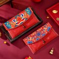 thumbnail image 1 of WEUVEB Red Cloth Money Bag with Fine Craftsmanship for New Year Ceremony and Festive Use, 1 of 7
