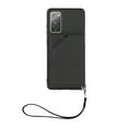 thumbnail image 3 of for Samsung Galaxy S20 FE Wallet Case with Card Holder Case with RFID Blocking Card Slots, Double Magnetic Clasp Durable Shockproof Kickstand Detachable Wrist Strap Cover,Black, 3 of 6