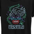 thumbnail image 3 of Disney Villains - Neon Ursula - Women's Short Sleeve Graphic T-Shirt, 3 of 5