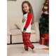 thumbnail image 5 of Conjuntos familiares a juego 2025 Conjunto de pijama navideño verde Pijamas para padre, madre, hija e hijo Ropa familiar para adultos y niños, 5 of 5