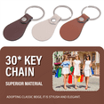 thumbnail image 6 of 30Pcs Leather Keychain PU Key Fobs with Rivets and Ring Sublimation Blanks, 6 of 9