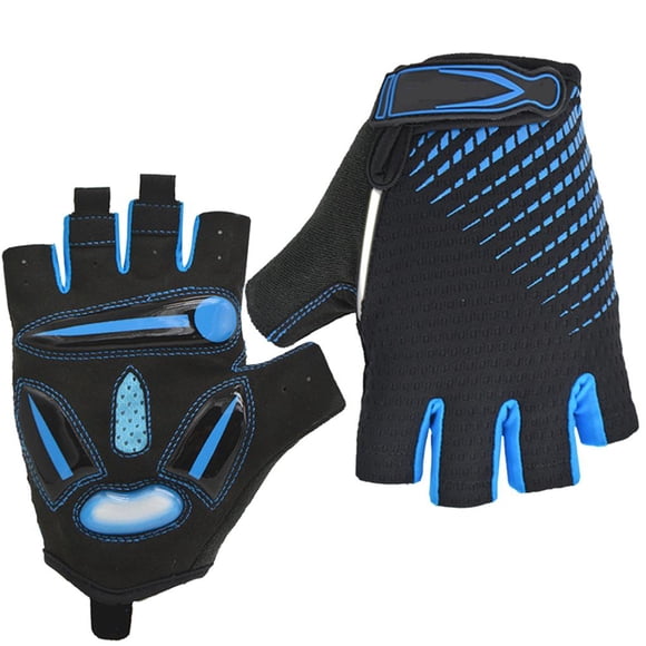 pitrice Shockproof Half Finger Cycling Gloves with Gel Men Breathable Non- for Slip Road Bike Gloves for Mountain Bike Training Fitness No.3
