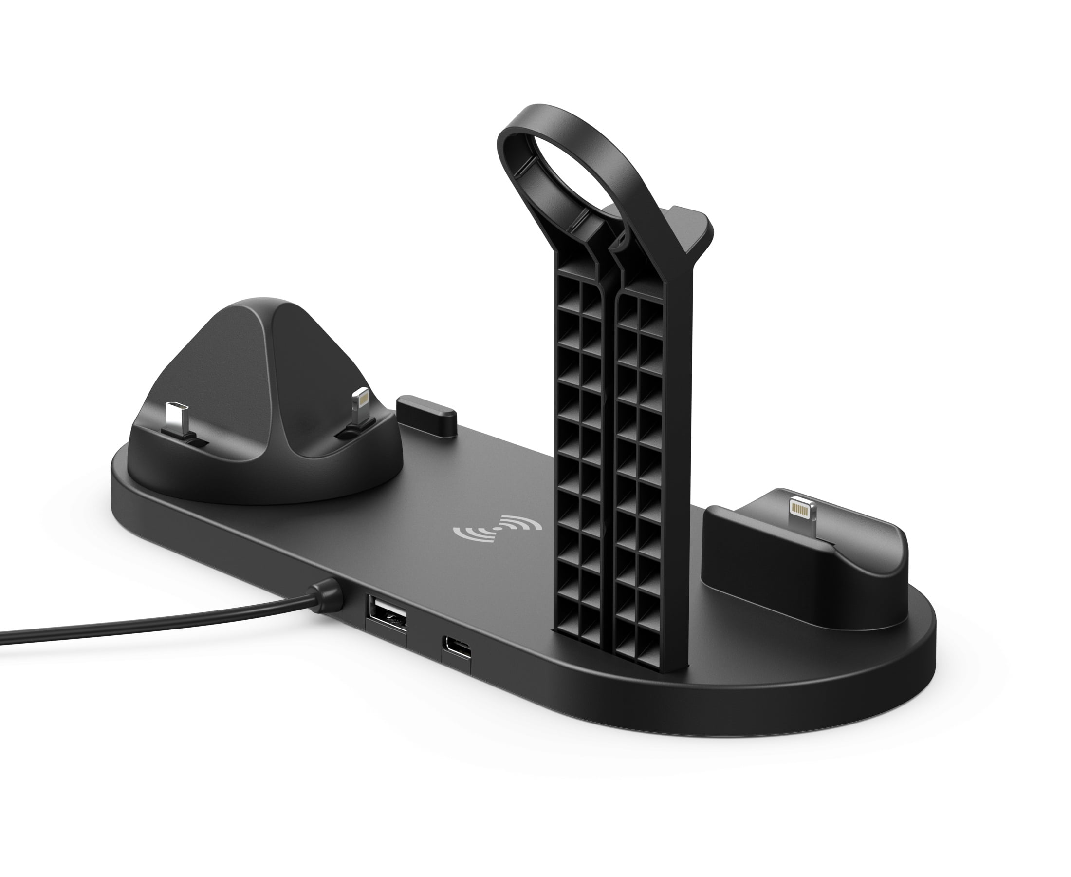 Egoelife Wireless Charger Mobile Phone Charging Station For Multiple Devices , Multi-in-one Charger, Fast Charging, Black