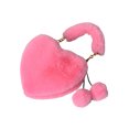 thumbnail image 2 of Bolso de Hombro con Corazón para Mujer, Bolso para Las Axilas Sintética de Felpa para Mujer, Bolso ano Suave Y Cálido, Bolso Sunnimix  Bolso de piel sintética, 2 of 5