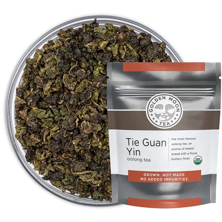 Tie Guan Yin Oolong - Organic Green - Wulong Variety - Loose Leaf, Non-GMO - Half Pound (92 Servings)
