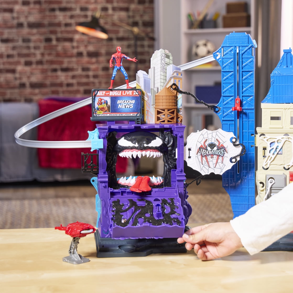 スパイダーマン Alleyway Playset 29-JY0707-11 Spider-Man Alleyway Playset Classic
