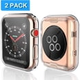 thumbnail image 2 of Series 2/3 42mm Case Compatible with Apple Watch Screen Protector, Overall Protective Case TPU HD Clear Ultra-Thin Cover (2-Pack), 2 of 9