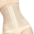 thumbnail image 2 of HongQid Waist Trainer for Women Latex Underbust Waist Cincher Corset Sport Girdle Hourglass Body Shaper Beige M, 2 of 9