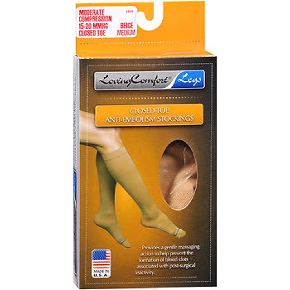 Loving Comfort AntiEmbolism Moderate Compression Support Stockings