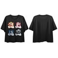 thumbnail image 3 of Naruto Classic Characters Grid Women's Black Crop Tee-Small, 3 of 6