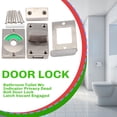 thumbnail image 4 of Bathroom Toilet Wc Indicator Privacy Dead Bolt Door Lock Vacant Engaged, 4 of 4