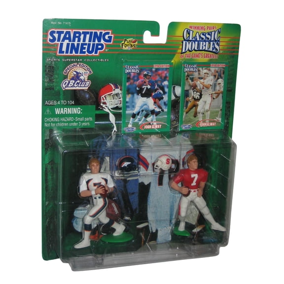 NFL Football Starting Lineup Classic Doubles John Elway Figure Set
