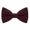 thumbnail image 1 of Dark Red Bow Tie for Boys Girls Cute Dark Red Bowtie Expands Our Color Line - Fabric Colored Adjustable Pretied Unisex Red Clip on Bowties - shop Bow Tie House (Medium, Burgundy), 1 of 5