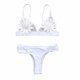thumbnail image 1 of Gibobby Conjunto de Bikini para Mujer Conjunto de sujetador floral Bikini de baño Traje de baño acolchado Traje de baño Push-up Mujeres Trajes de baño Ta(Blanco,M), 1 of 5