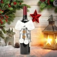 thumbnail image 6 of Tainini Christmas Sweater Wine Bottle Covers, Wine Bottle Clothes Wine Bottle Dress, Wine Bottle Bags For Xmas Party Decorations, 6 of 6