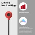 thumbnail image 5 of LilGadgets BestBuds Earphones Wired - Safe & Comfortable, Volume Limited, Wired Earbuds for Kids with an in-Line Microphone, Travel Case, and Splitter, Earbuds for School Kids with Case - Red/Black, 5 of 8