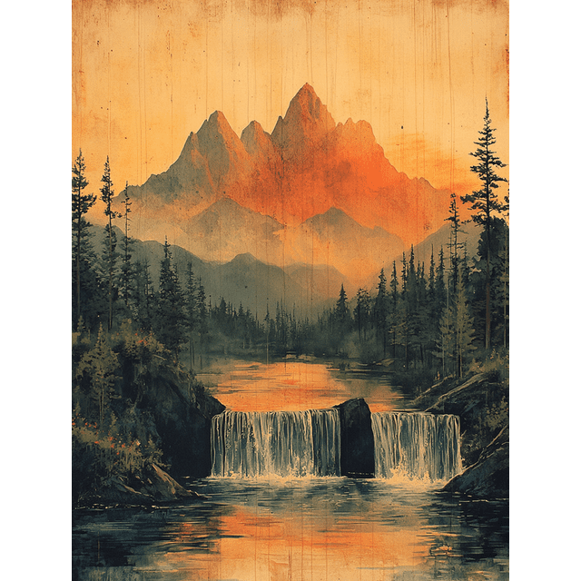 Qisvanset 12x16 Inch Matthew Landscape Bible Canvas Wall Art, Scripture Mural Trendy Home Wall Decor