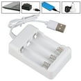 thumbnail image 4 of Portable AA Battery USB Charger, Compact Battery Charger, ABS Ith USB Plug Three Slots Charger Or AA AAA Rechargeable Battery Laptop, 4 of 6